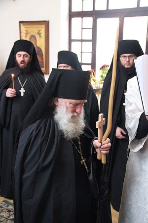 В монастыре Спаса Нерукотворного пустынь в с. Клыкове ﻿Козельской епархии совершен монашеский постриг