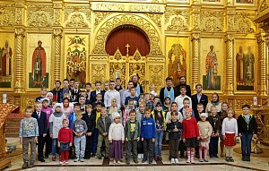 В Николо-Угрешском монастыре отслужили благодарственный молебен для участников молодежного движения «Дети Угреши»