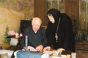 В Покровском монастыре состоялось отпевание благодетеля обители В.Ф. Косова