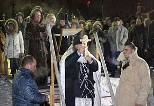 Праздник Крещения Господня в Кресто-Воздвиженском монастыре