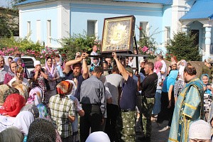 В Вознесенский монастырь г. Сызрани принесен список чудотворной иконы Богоматери «Избавительница от бед»