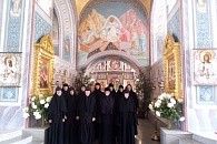 Состоялась летняя сессия для насельниц монастырей Калужской митрополии на богословских курсах для монашествующих 