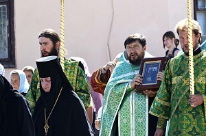 В Корецком монастыре пребывала мироточивая икона прп. Гавриила (Ургебадзе)