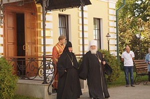 В день 1000-летия со дня мученической кончины свв. блгвв. князей Бориса и Глеба митрополит Арсений возглавил престольный праздник в Аносином монастыре