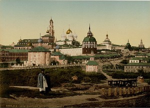 В Троице-Сергиевой лавре проводятся работы по воссозданию исторического облика купола Пятницкой башни