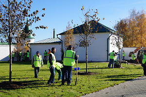 Субботник «Росавтодор» в Аносином монастыре