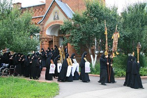 В Казанской Амвросиевской пустыни Шамордино состоялся престольный праздник