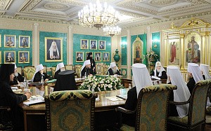Состоялось очередное заседание Священного Синода Русской Православной Церкви