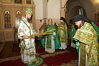 Митрополит Серафим совершил Литургию в Троицком монастыре г. Пензы