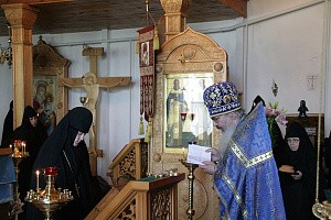 Настоятельницу Шамординской обители поздравили  с годовщиной возведения в игуменский сан