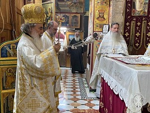 В монастыре на горе Фавор встретили праздник Преображения Господня