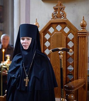Патриаршее поздравление настоятельнице Алексеевского ставропигиального монастыря игумении Ксении (Чернеге) с днем рождения
