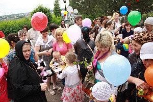 В Кресто-Воздвиженском Иерусалимском монастыре  ко Дню защиты детей состоялся детский праз