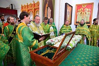 Митрополит Александр совершил Литургию в Богородицкой Площанской пустыни Брянской епархии