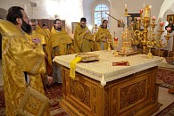 Митрополит Исидор возглавил богослужение в Авраамиевом монастыре