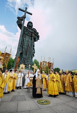 Слово после молебна у памятника равноапостольному князю Владимиру в праздник Крещения Руси