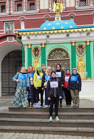 Состоялся забег в память о принесении в Николо-Перервинский монастырь Москвы Иверского образа Божией Матери