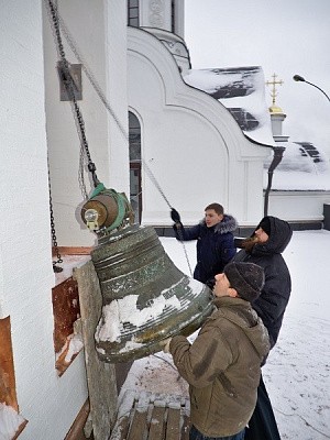 На звоннице ЦДРМ при Даниловом монастыре возрожден древний способ церковного звона 