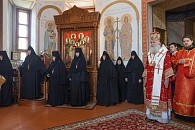 Председатель Синодального отдела по монастырям и монашествующим возглавил престольный праздник в Борисоглебском Аносином монастыре