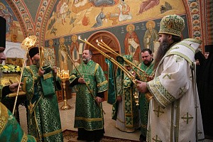 Митрополит Георгий совершил Божественную литургию на подворье Серафимо-Дивеевского монастыря в Москве