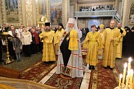 Митрополит Тихон совершил Литургию в Свято-Боголюбском женском монастыре