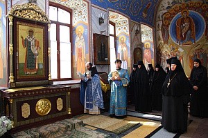 В Стефано-Махрищском монастыре состоялось празднование Тихвинской иконы Божией Матери и обретения мощей свт. Варлаама, еп. Суздальского и Тарусского, Махрищского чудотворца