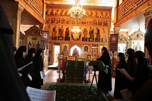 В Шамординской обители отметили 20-летие со дня освящения храма Прп. Амвросия Оптинского