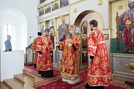 В Неделю 6-ю по Пасхе митрополит Пензенский Серафим отслужил Литургию в Спасо-Преображенском монастыре