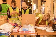 Гуманитарную помощь собрали на Санкт-Петербургском подворье Валаамского монастыря