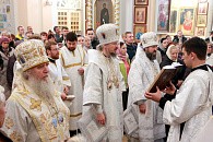 Патриарший экзарх всея Беларуси совершил освящение главного придела Покровского храма Покровского монастыря в Толочине