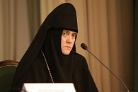 Святейший Патриарх Кирилл поздравил настоятельницу Шамординской обители игумению Сергию (Щербакову) с днем рождения