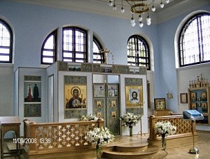 В Марфо-Мариинской обители состоялось  богослужение в больничном храме 