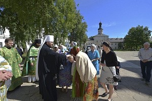 Митрополит Игнатий возглавил в Кирилло-Белозерском монастыре торжества по случаю дня памяти прп. Кирилла