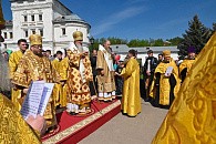 Архиерейским богослужением в Успенском Трифоновом монастыре начался Великорецкий крестный ход