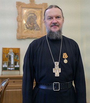 Эконом Данилова монастыря Москвы игумен Иннокентий (Ольховой) награжден медалью «Памяти героев Отечества»