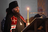 Архиепископ Егорьевский Матфей совершил чтение Великого канона прп. Андрея Критского в Андреевском ставропигиальном монастыре