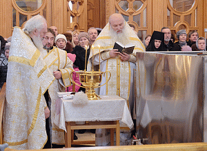 В Покровском Хотькове монастыре прошел праздник Крещения Господня