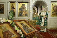 Председатель Синодального отдела по монастырям и монашеству передал Патриаршее поздравление с днем тезоименитства настоятельнице Алексеевского монастыря Москвы 