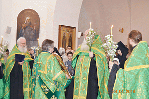 В Покровском Хотькове монастыре встретили праздник Входа Господня во Иерусалим