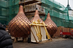 В Кирилло-Афанасиевском монастыре г. Ярославля освятили новые купола