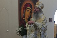 Епископ Серафим отслужил Литургию в Спасо-Преображенском монастыре г. Белева