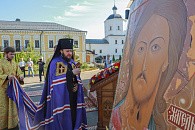 В день празднества Всемилостивому Спасу в Вознесенской Давидовой пустыни отметили престольный праздник
