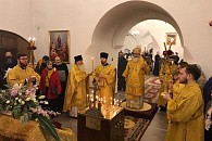 Епископ Мстислав совершил Литургию в Тихвинском Богородичном Успенском монастыре