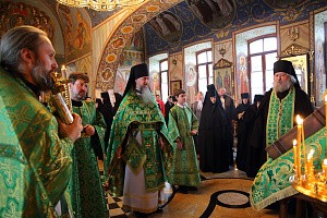 В день преставления прп. Сергия, игумена Радонежского в Стефано-Махрищском монастыре отметили престольные праздники