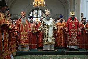 В Свято-Николаевском Верхотурском монастыре Екатеринбургской епархии молитвенно почтили память св. прав. Симеона Верхотурского