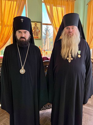 Исполняющий обязанности наместника Бештаугорской обители иеромонах Михаил (Гичко) удостоен медали ордена прп. Серафима Саровского