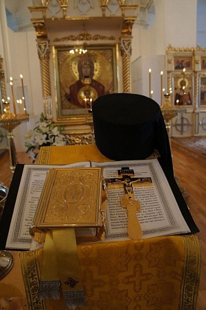 В Знаменском скиту Дивеевского монастыря отслужен молебен о прекращении пандемии