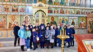 Сотрудники ОМВД России по Тихвинскому району Ленинградской области посетили монастыри Присвирья