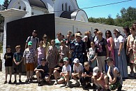 Подворье краснодарского женского монастыря «Всецарица» посетили почетные гости из города Тихорецка