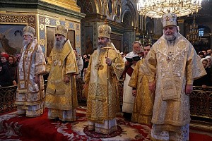 Блаженнейший митрополит Онуфрий совершил Литургию в Почаевской лавре